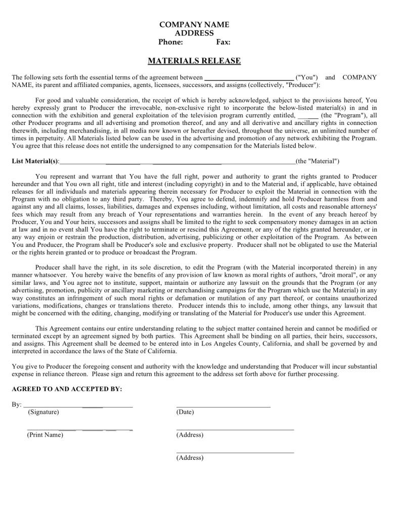 Reality 101 Standard Materials Release